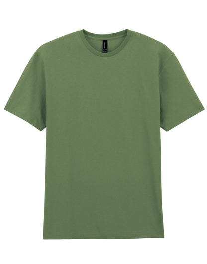 Light Cotton Adult T-Shirt - Military Green