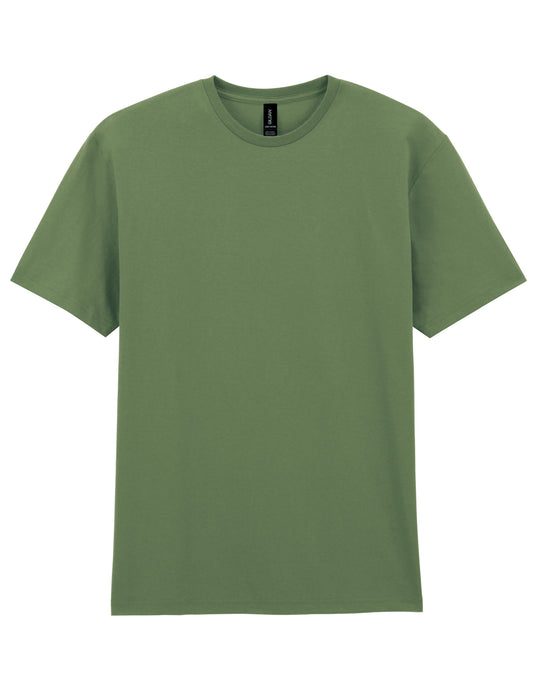Light Cotton Adult T-Shirt - Military Green
