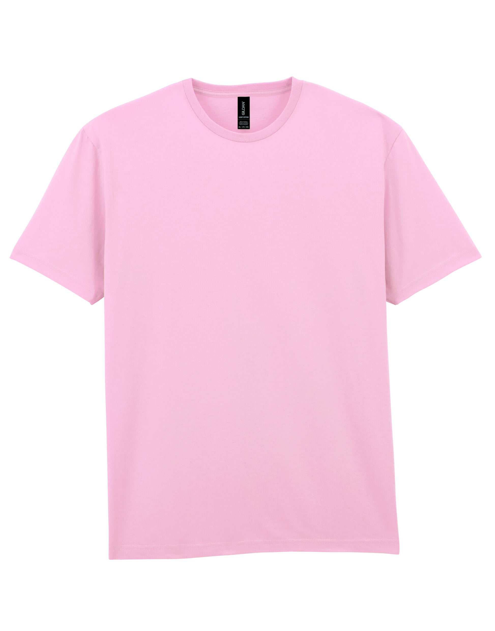 Light Cotton Adult T-Shirt - Light Pink