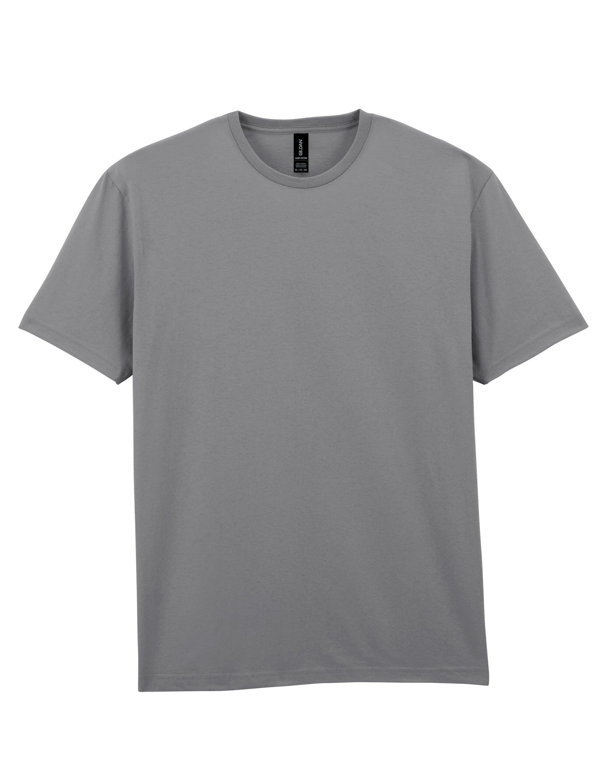 Light Cotton Adult T-Shirt - Charcoal