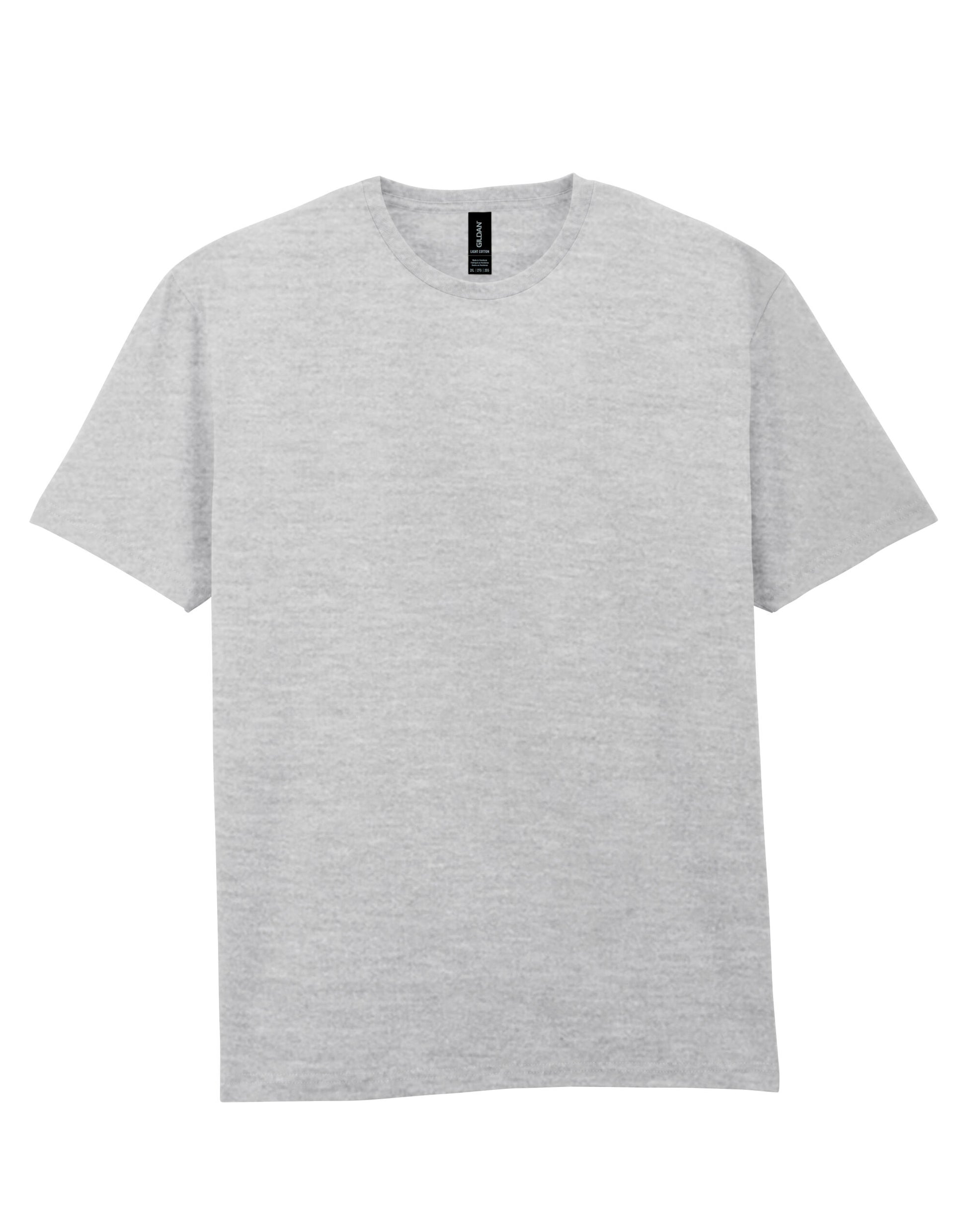 Light Cotton Adult T-Shirt - Sport Grey