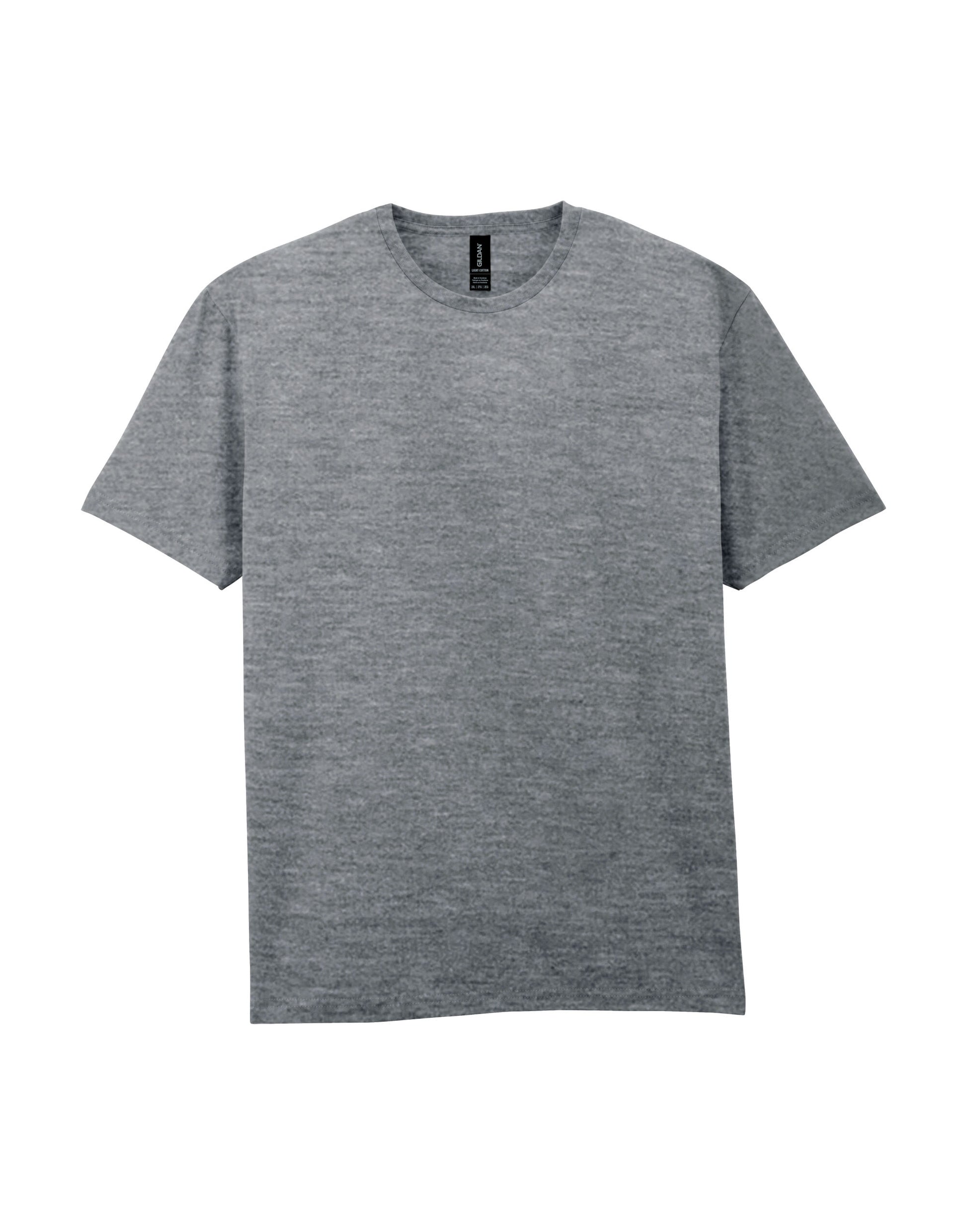 Light Cotton Adult T-Shirt - Graphite Heather
