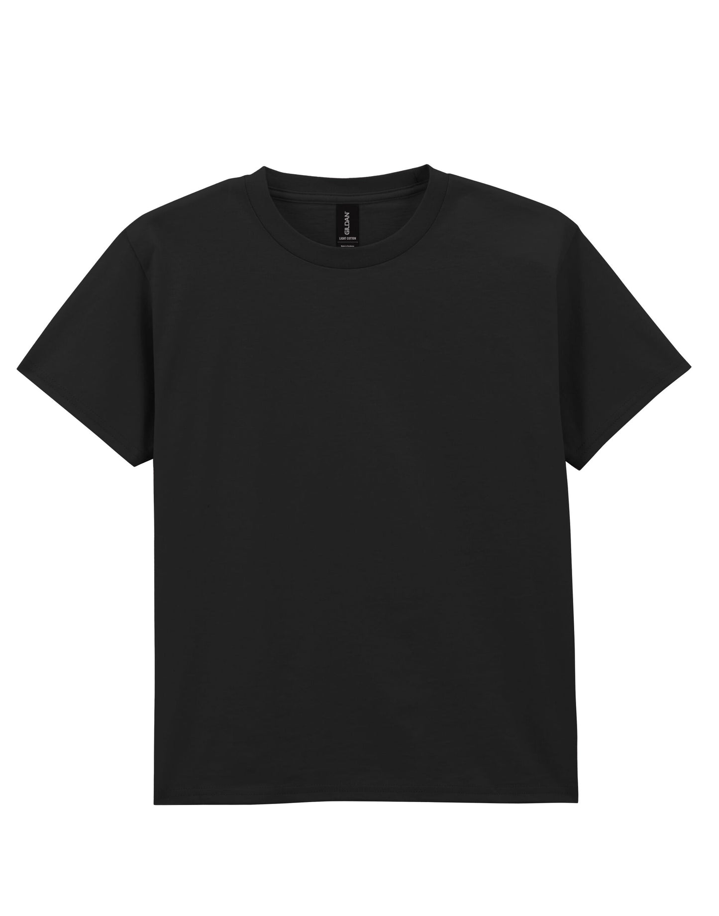 Light Cotton Youth T-Shirt - Black