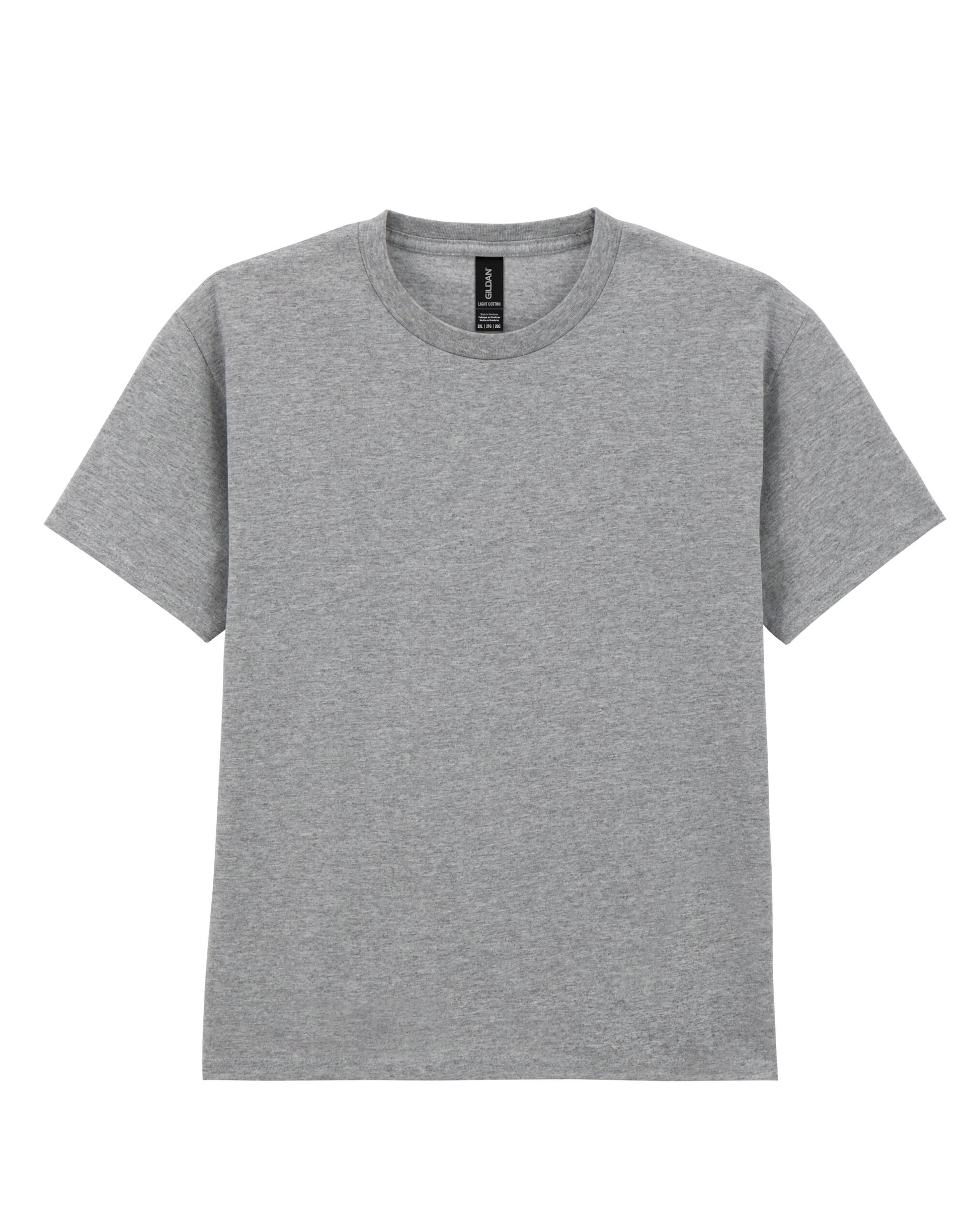 Light Cotton Youth T-Shirt - Sport Grey
