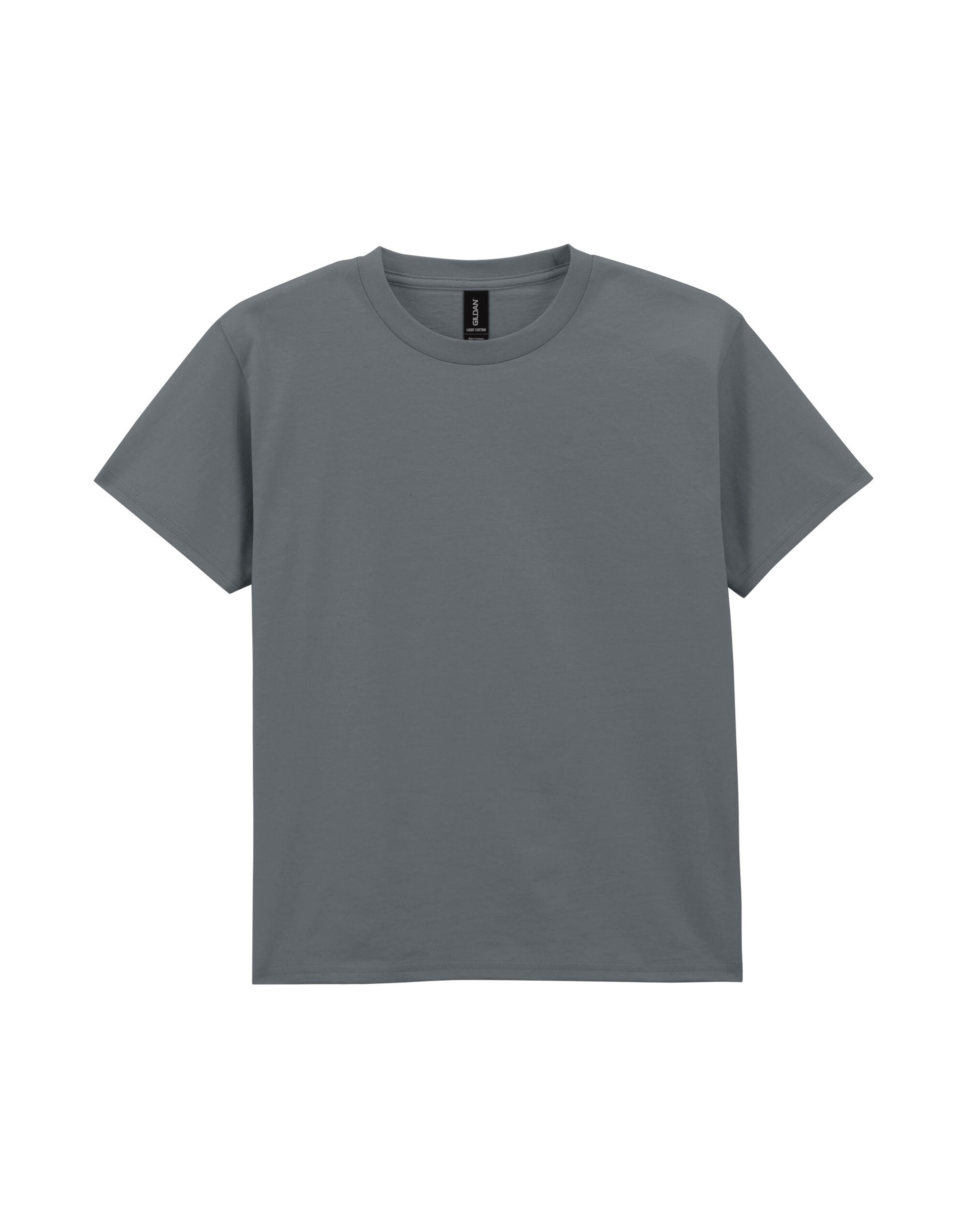 Light Cotton Youth T-Shirt - Charcoal