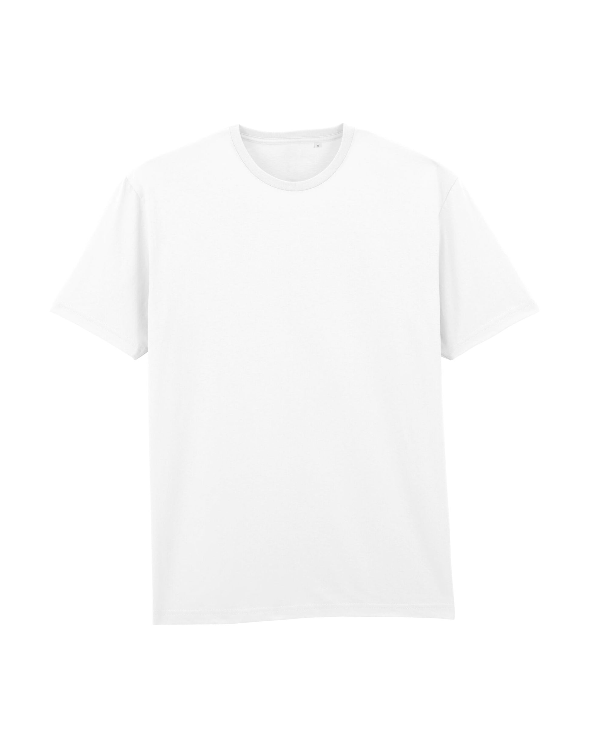 Light Cotton Adult No Label T-Shirt - White
