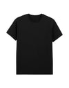 Light Cotton Adult No Label T-Shirt - Black