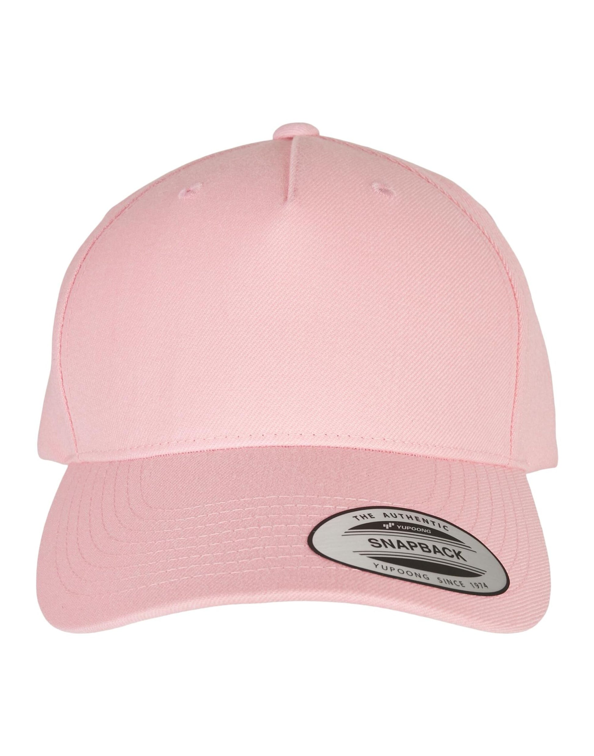 YP Classics 5 Panel Premium Cap - Prism Pink
