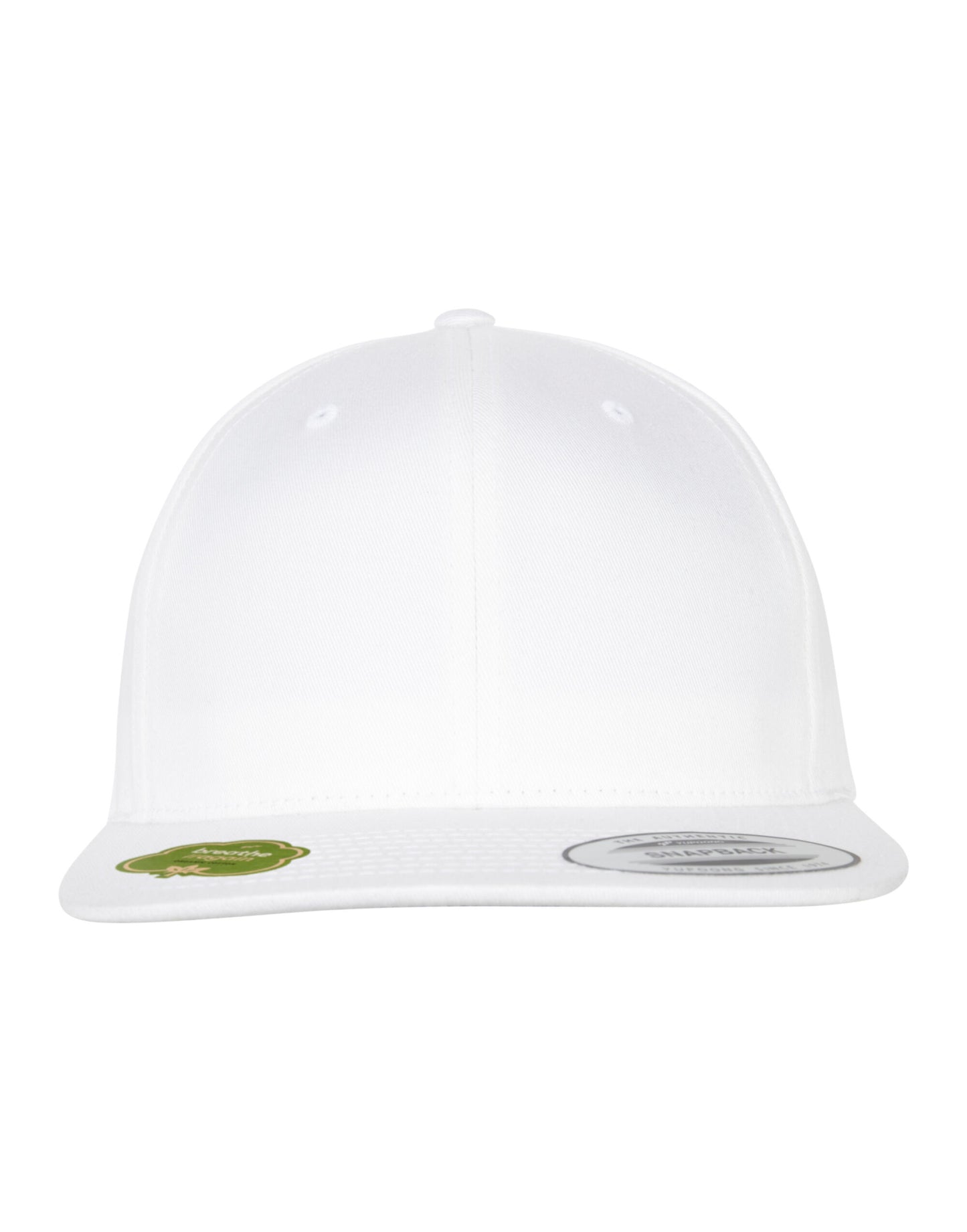 Organic Cotton Snapback - White