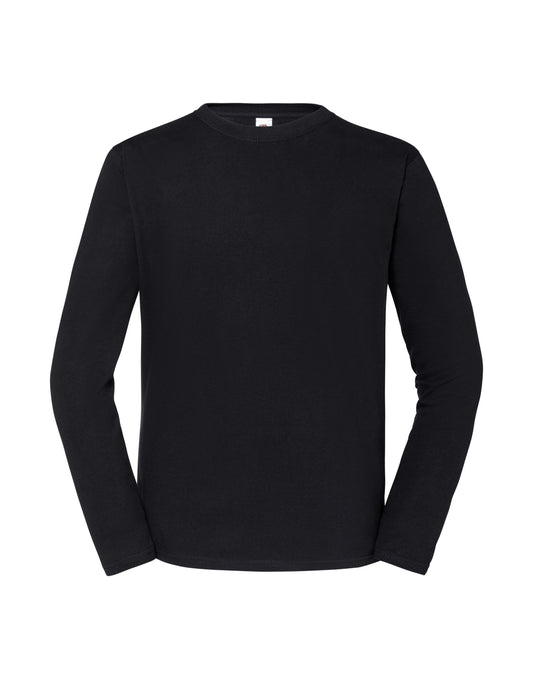 Men's Iconic 195 Premium Long Sleeve T - Black