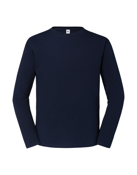 Men's Iconic 195 Premium Long Sleeve T - Deep Navy