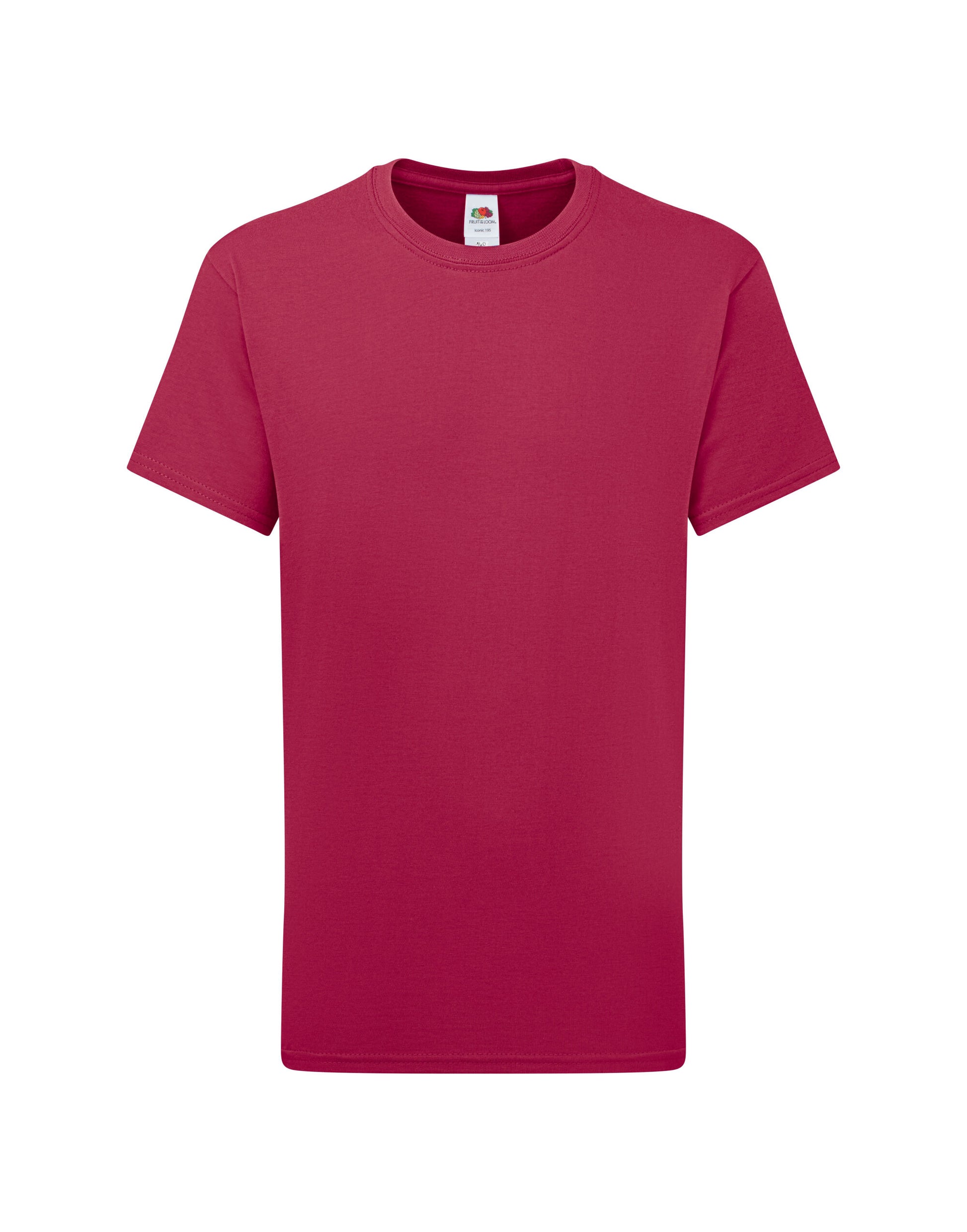 Kids Iconic 195 Tee - Cranberry