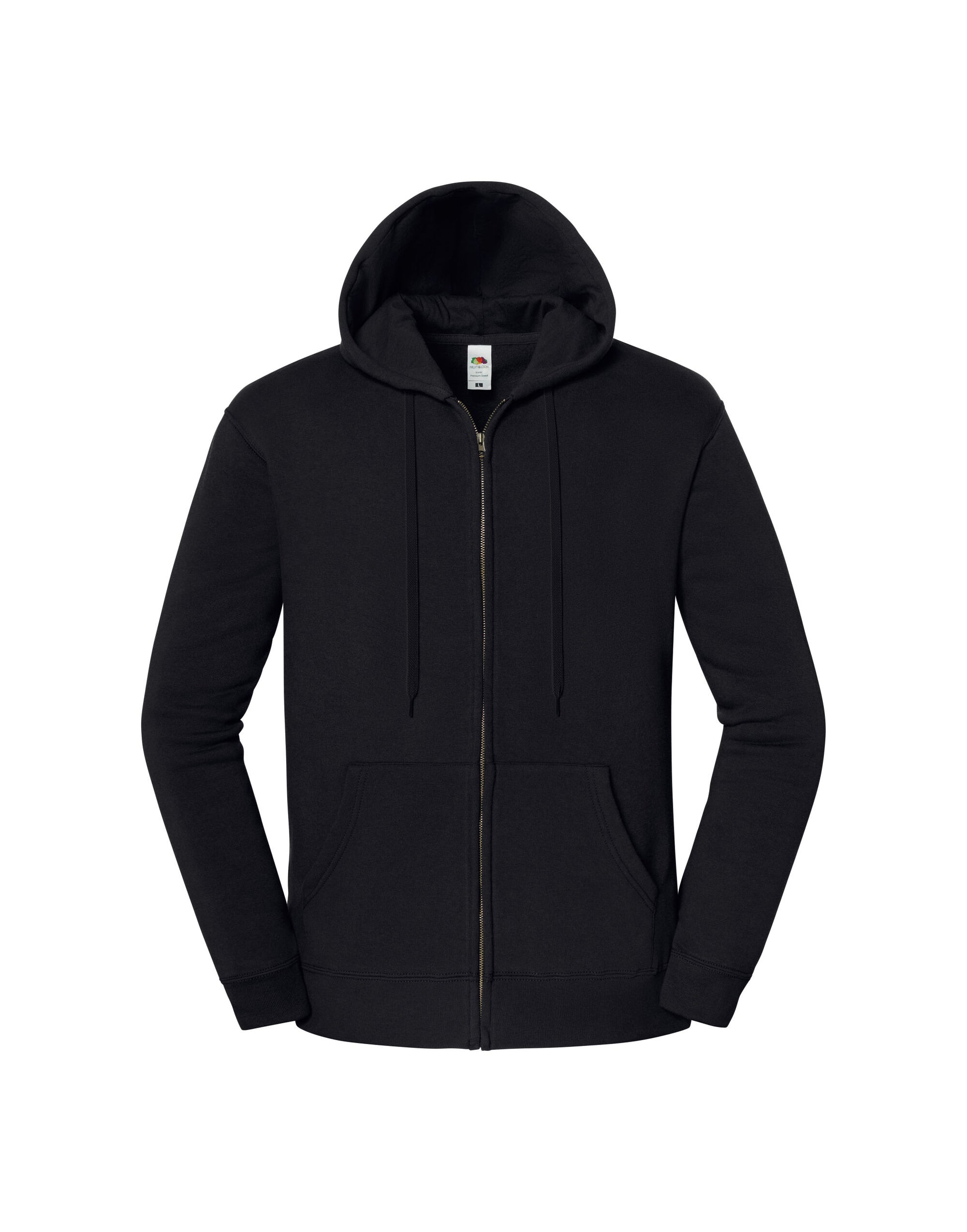 Premium Hooded Sweat Jacket - Black