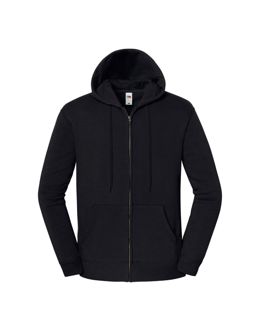 Premium Hooded Sweat Jacket - Black