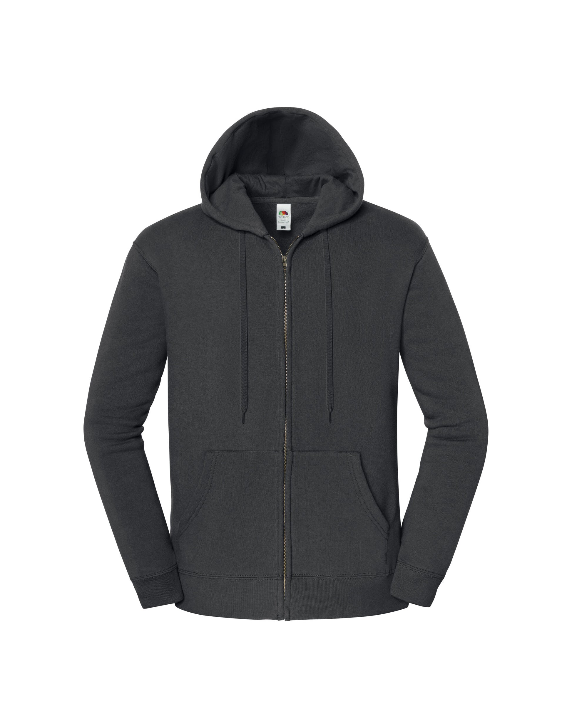 Premium Hooded Sweat Jacket - Light Graphite