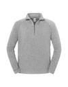 Iconic Premium Zip Neck Sweat - Athletic Heather