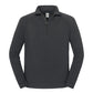 Iconic Premium Zip Neck Sweat - Light Graphite