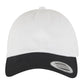 Low Profile 2-Toned Classic Cap - White/Black