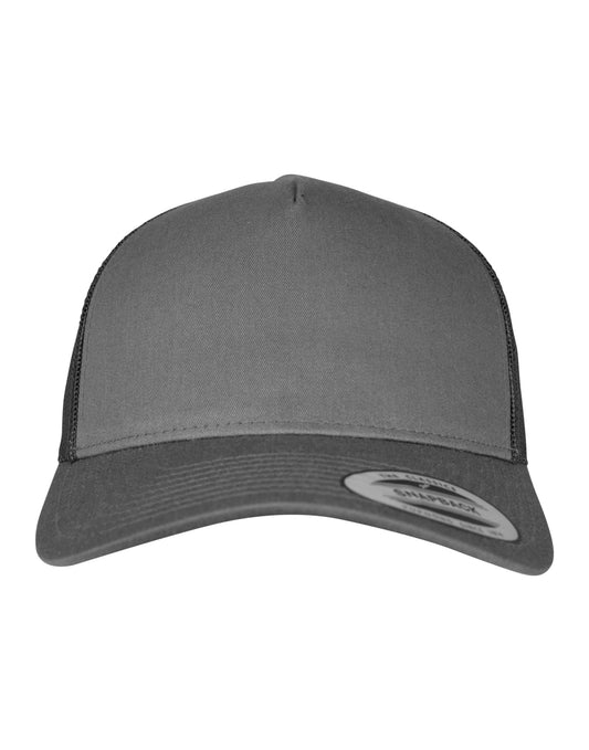 5 Panel Retro Trucker Cap - Charcoal