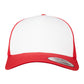 Retro Trucker Colored Front - Red/White/Red