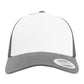 Retro Trucker Colored Front - Dark Grey/White/Dark Grey