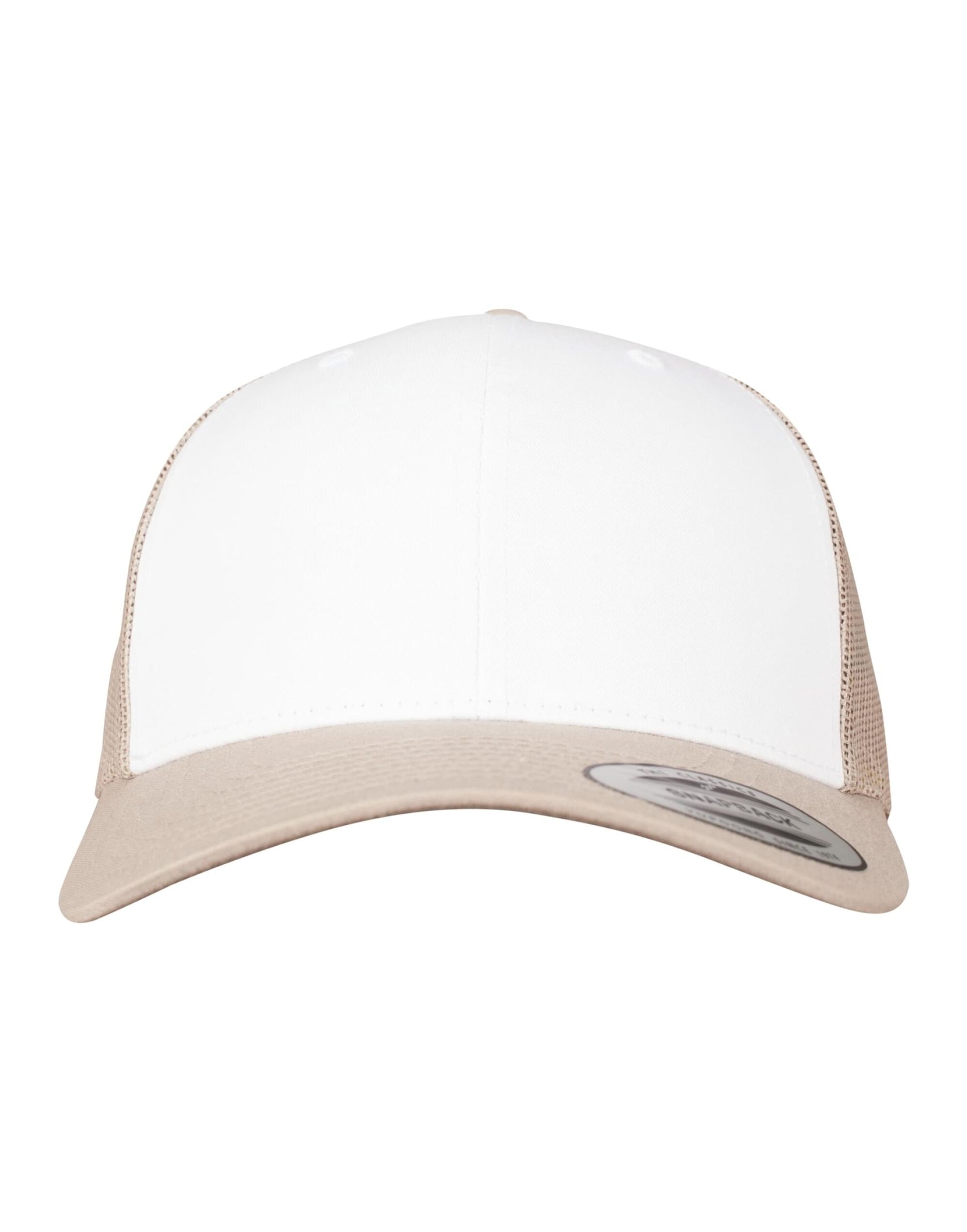 Retro Trucker Colored Front - Khaki/White/Khaki