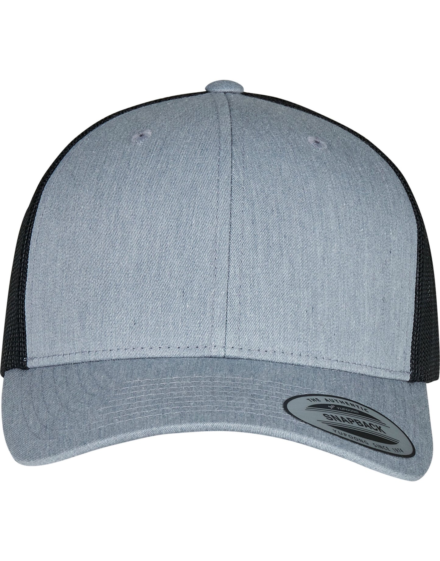 Retro Trucker Two Tone Cap - Heather/Black