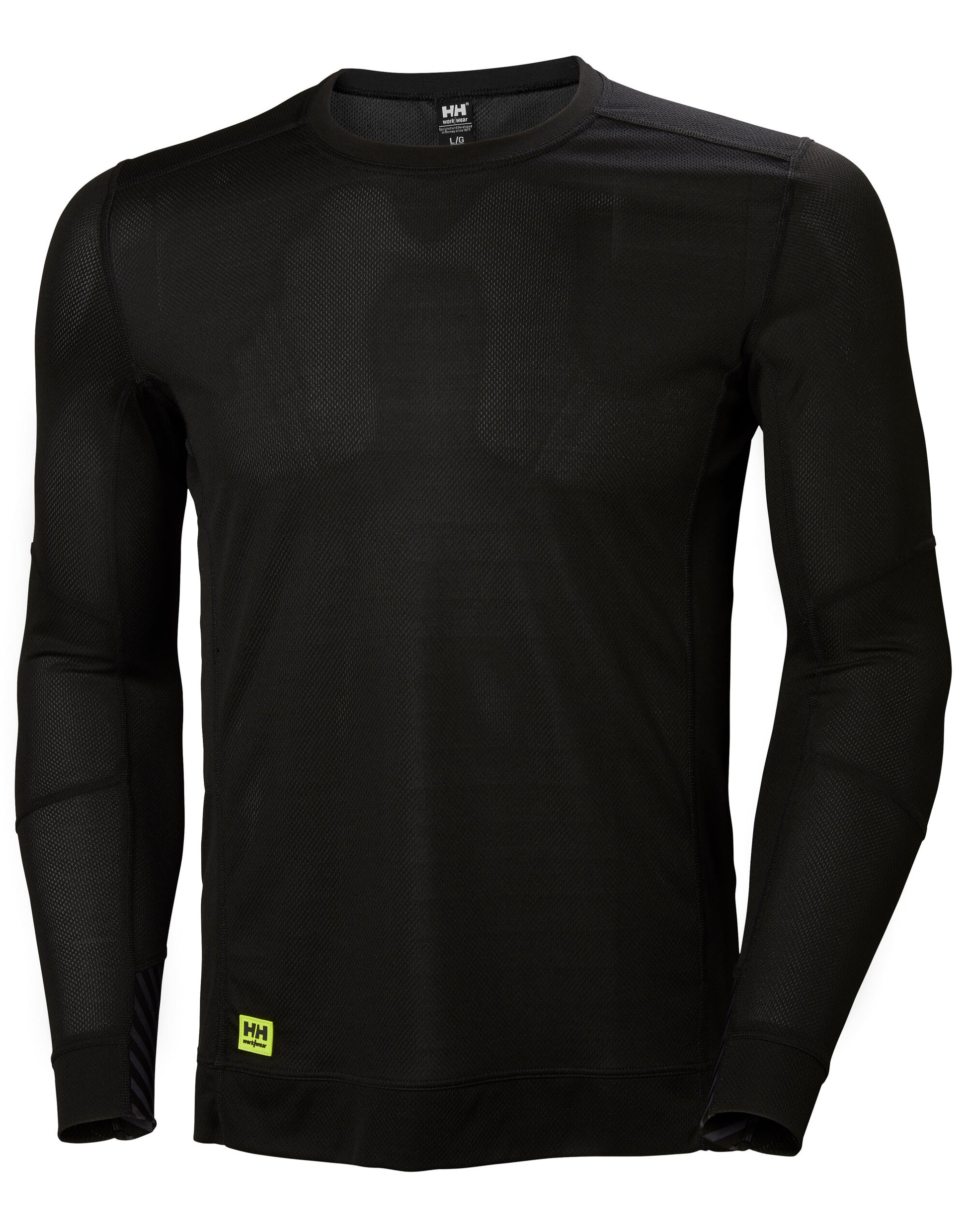 LIFA Crew Neck Baselayer - Black
