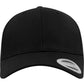 Curved Classic Snapback Cap - Black