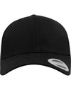 Curved Classic Snapback Cap - Black