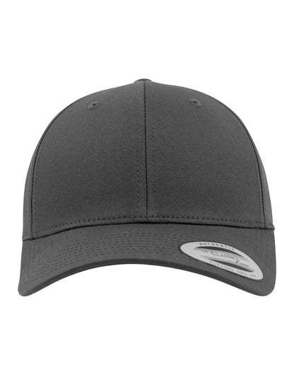 Curved Classic Snapback Cap - Charcoal