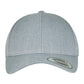 Curved Classic Snapback Cap - Heather Grey