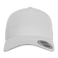 5 Panel Curved Classic Snapback - White
