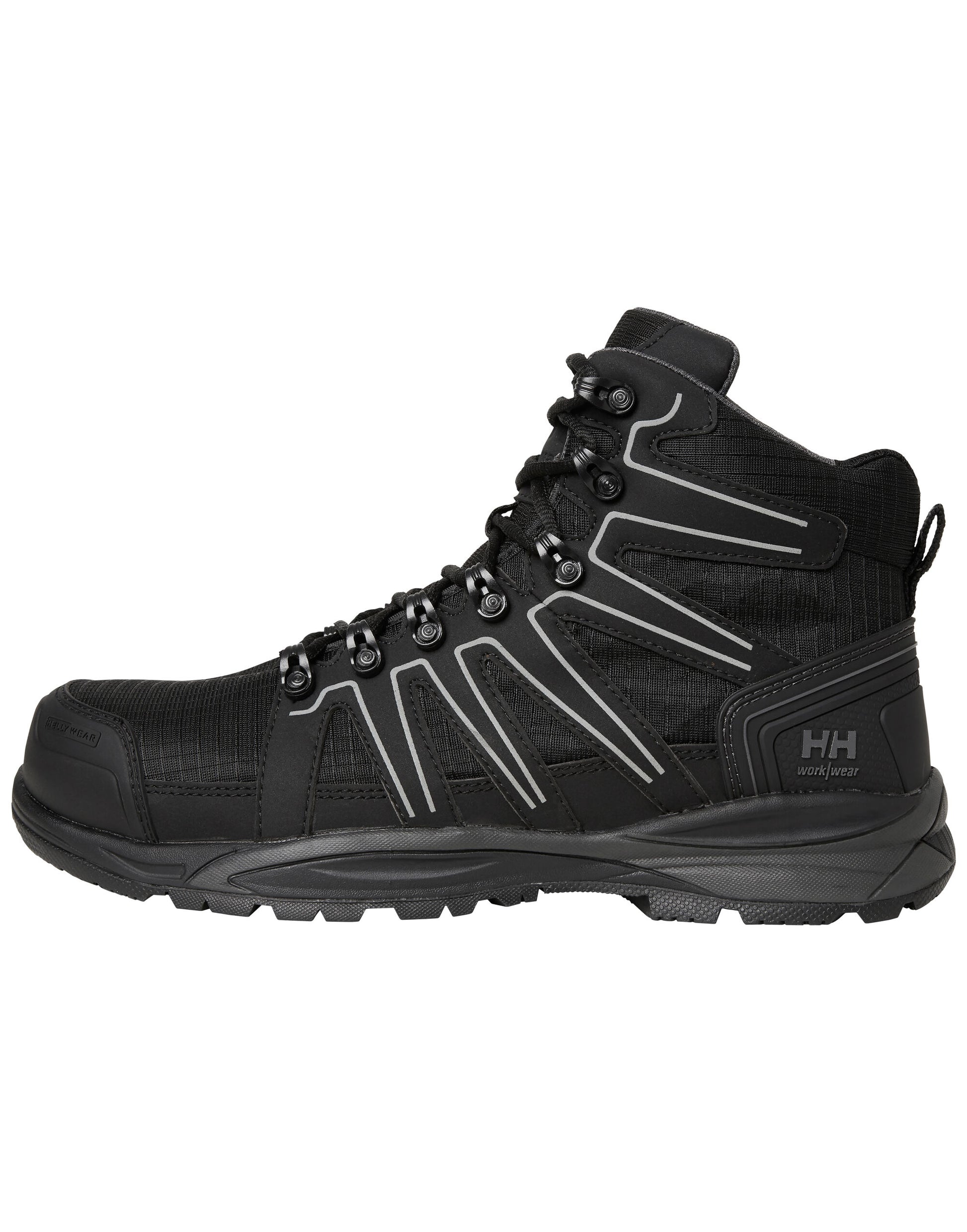 Manchester Mid S3 Safety Boot - Black/ Grey