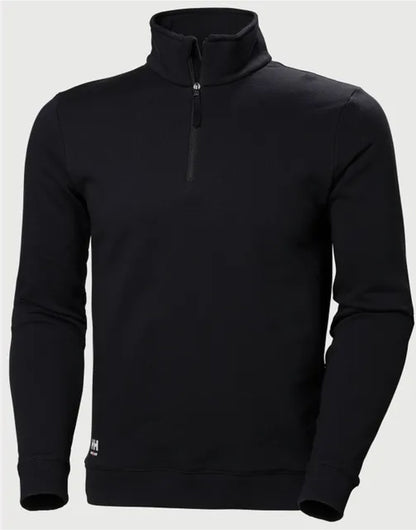 Classic Half Zip Sweatshirt - Black