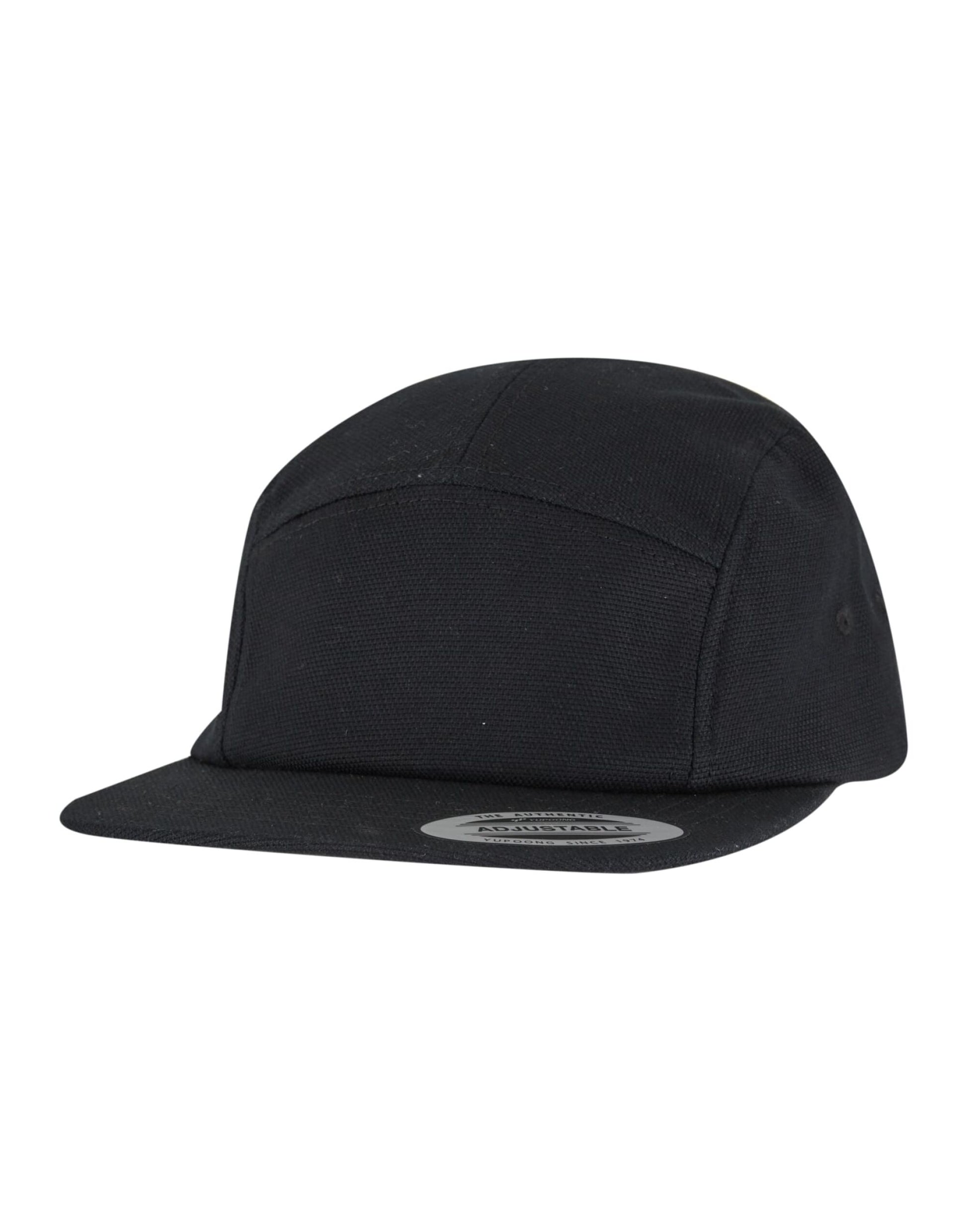 Jockey Canvas Cap - Black