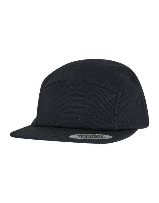 Jockey Canvas Cap - Black