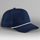 Rope Detail Golf Cap - Navy/White