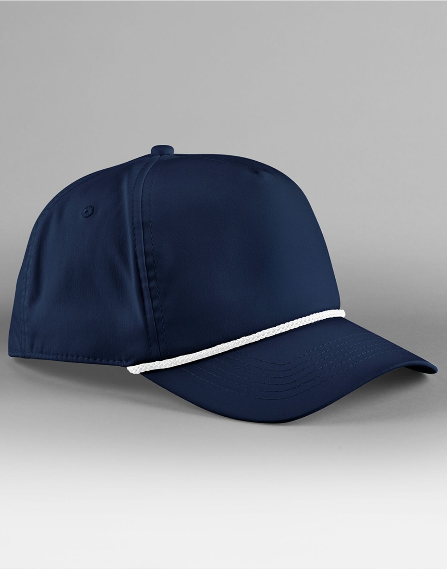 Rope Detail Golf Cap - Navy/White