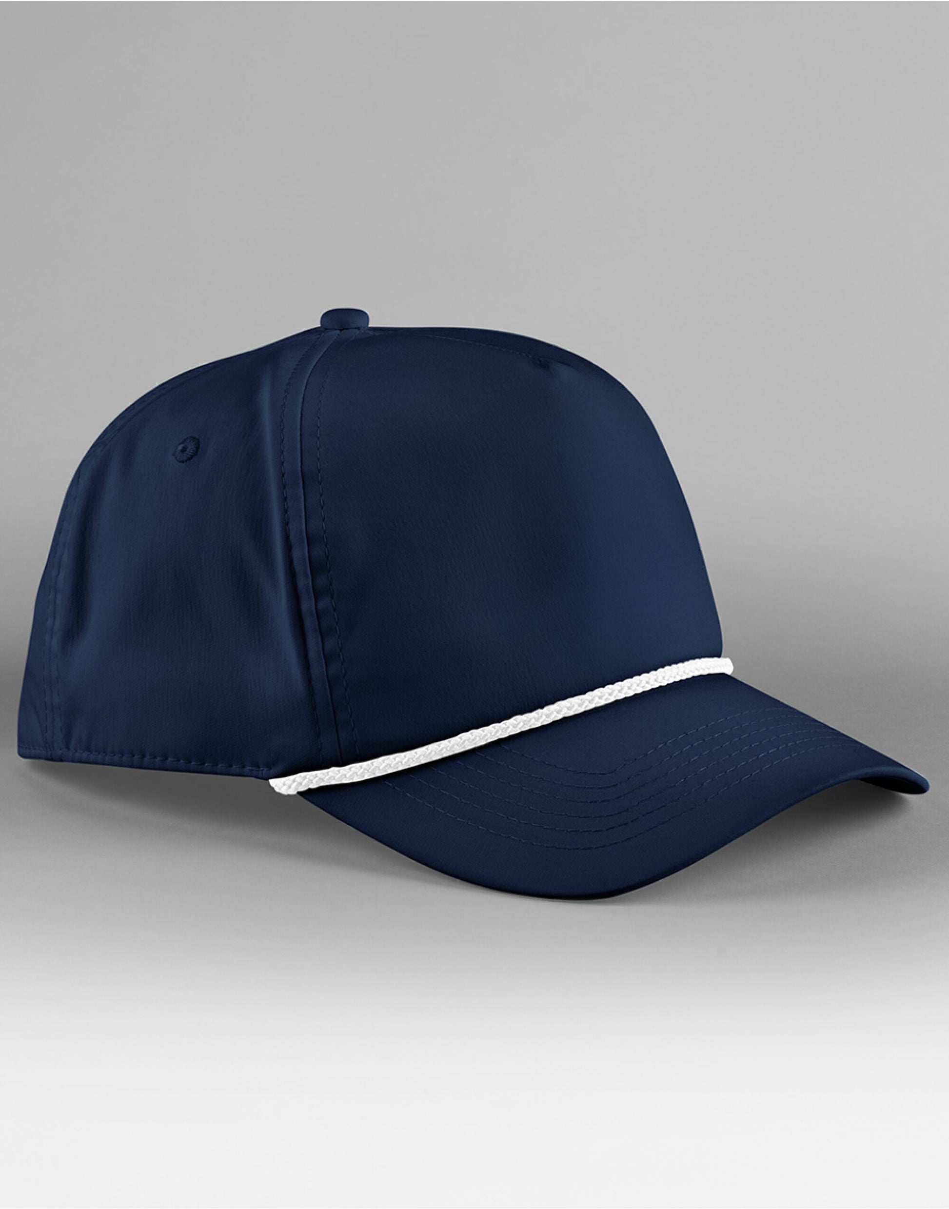 Rope Detail Golf Cap - Navy/White