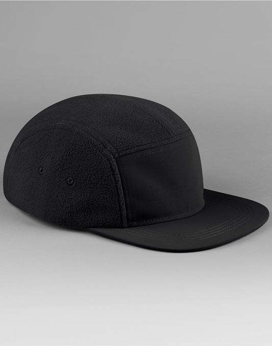 Fleece Outdoor Camper Cap - Black