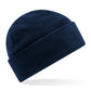 Recycled Fleece Cuffed Beanie - French Navy