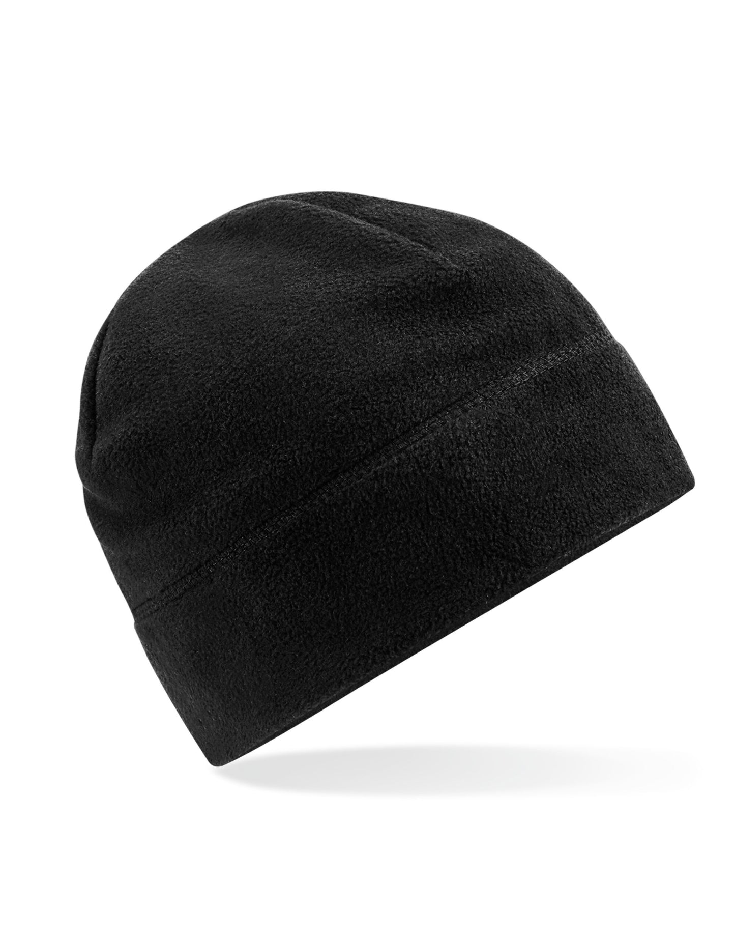 Recycled Fleece Pull-On Beanie - Black