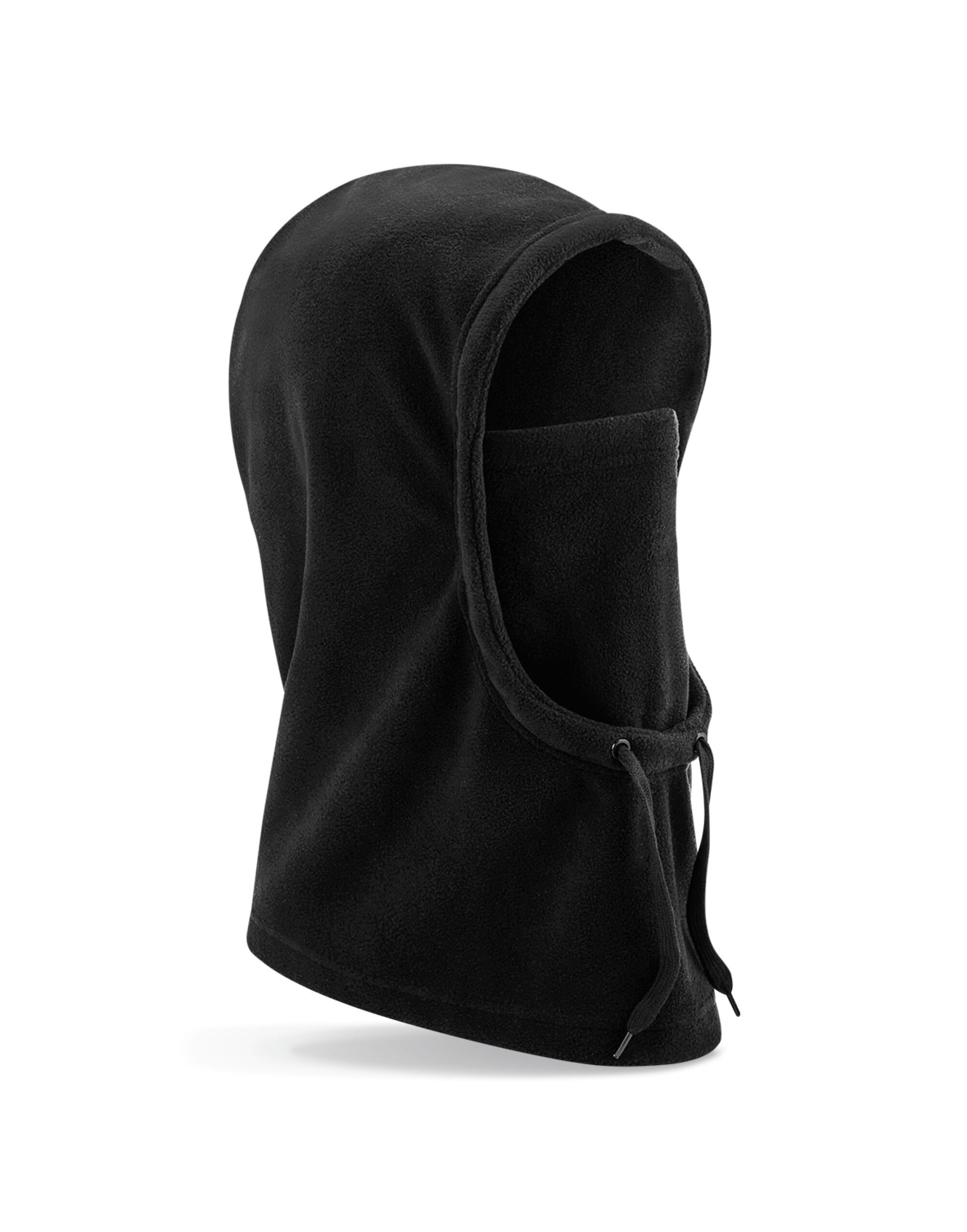 Recycled Fleece Hood - Black