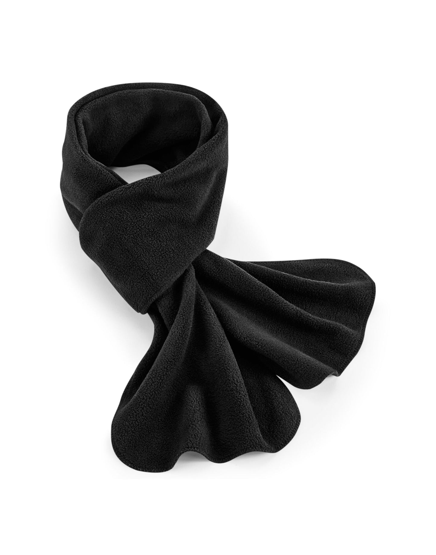 Recycled Fleece Scarf - Black