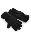 Recycled Fleece Gloves - Black
