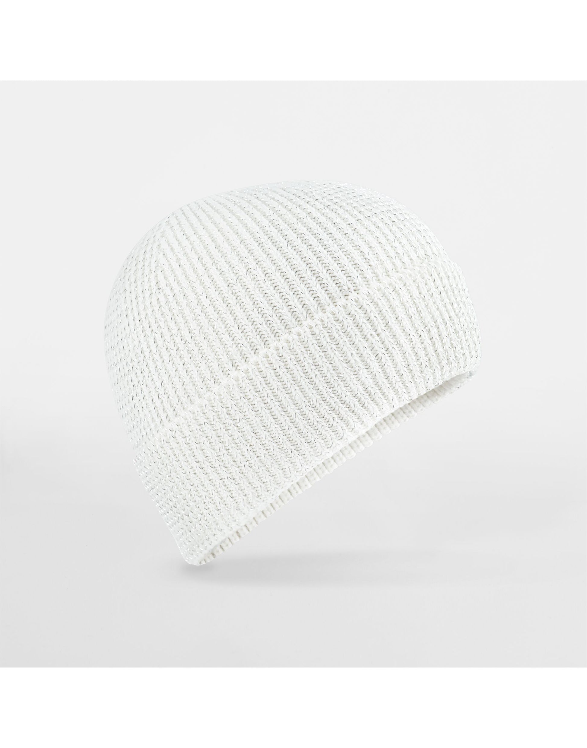 Streetlite Reflective Beanie - White