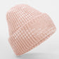 Chunky Knitted Patch Beanie - Strawberry Haze