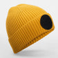 Circular Fashion Patch Beanie - Mustard/Black