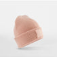 Kids Cuff Tonal Patch Beanie - Peach